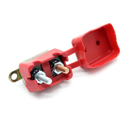 MUCKLILY Leistungsschalter wasserdichter Unterbrecher elektrischer Unterbrecher Wasserdichter Schutzschalter rot von MUCKLILY