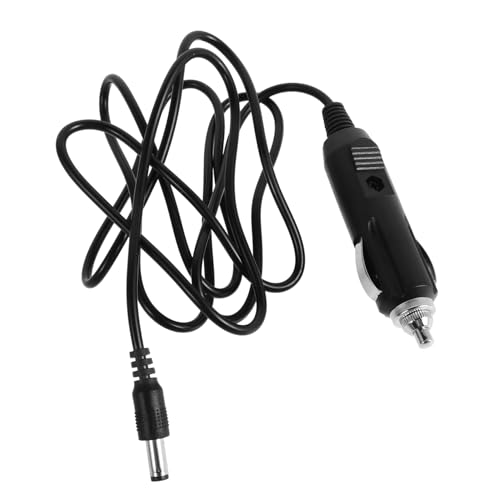 MUCKLILY Netzkabel Auto Auto Verlängerungskabel Autozubehör Autozubehör Autoladekabel Verlängerungskabel Autoladegerät Verlängerungskabel Autostromkabel Metall Schwarz von MUCKLILY