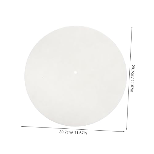 MUCKLILY Rekordmatte Schallplattenspielermatte aus Vinyl Plattenschutzmatte Plattenspieler aufzeichnungsblock Plattenteller Slipmat Zubehör für Plattenspieler gefühlt Beige MUCKLILY Rekordmatte Schallplattenspielermatte aus Vinyl Plattenschutzmatte Plattenspieler aufzeichnungsblock Plattenteller Slipmat Zubehör für Plattenspieler gefühlt Beige von MUCKLILY
