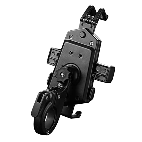 MUCKLILY Schocksicherer Mobiltelefonhalter Motorrad telefonhalter Radfahren Telefon Telefonfester Support Telefon-Aufbewahrungsregal Aluminiumlegierung Black MUCKLILY Schocksicherer Mobiltelefonhalter Motorrad telefonhalter Radfahren Telefon Telefonfester Support Telefon-Aufbewahrungsregal Aluminiumlegierung Black von MUCKLILY
