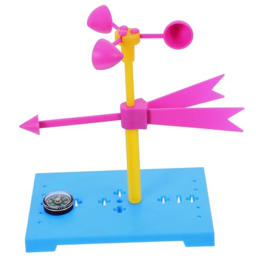 MUCKLILY Windfahne Windrichtungsanzeiger Lernspielzeug Wind Bildungsspielzeug für Windmesser-Set Windrichtung Modell Windgeschwindigkeitsmessgerät Wetterstation für Plastik MUCKLILY Windfahne Windrichtungsanzeiger Lernspielzeug Wind Bildungsspielzeug für Windmesser-Set Windrichtung Modell Windgeschwindigkeitsmessgerät Wetterstation für Plastik von MUCKLILY