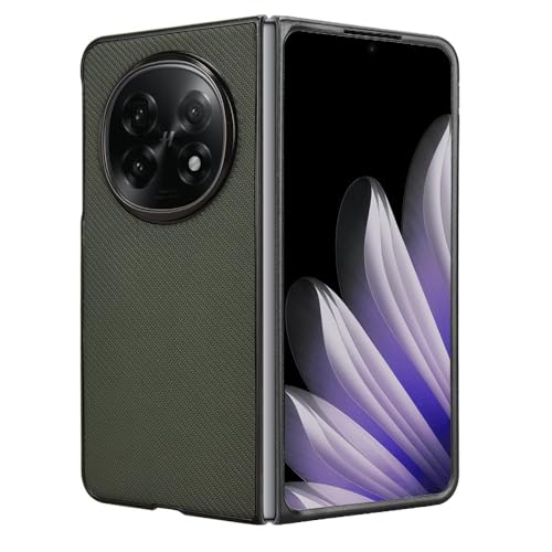 Kompatibel mit Oppo Find N5 Hülle, leicht, ultradünn, schmale Passform, harte PC-Abdeckung, kratzfest, rutschfest, schlank, hart, Polycarbonat, Schutzhülle für Find N5 2025 (Grün) von MUDASANQI