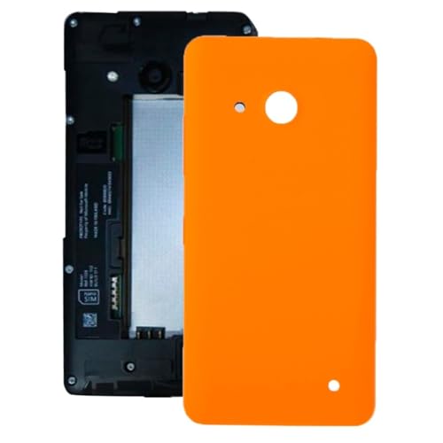 MUDASANQI Akku-Rückabdeckung, Akkuabdeckung, kompatibel mit Microsoft Lumia 550, Ersatz-Gehäuse, Orange von MUDASANQI