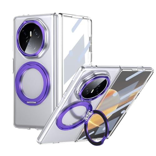 MUDASANQI Kompatibel mit Honor Magic V3 Hülle, eingebauter HD-Displayschutz und 360° drehbarer Ringständer, schlanke Hülle, robuste, stoßfeste, durchscheinende Schutzhülle, kristallklare MUDASANQI Kompatibel mit Honor Magic V3 Hülle, eingebauter HD-Displayschutz und 360° drehbarer Ringständer, schlanke Hülle, robuste, stoßfeste, durchscheinende Schutzhülle, kristallklare von MUDASANQI