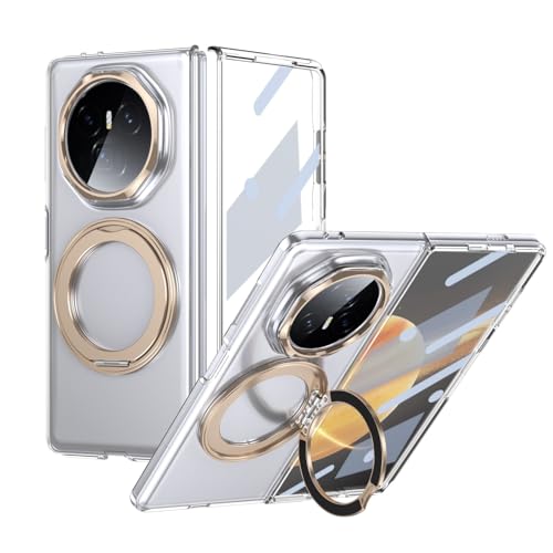 MUDASANQI Kompatibel mit Honor Magic V3 Hülle, integrierter HD-Displayschutz und 360° drehbarer Ringständer, schlanke Hülle, robuste, stoßfeste, durchscheinende Schutzhülle, kristallklare MUDASANQI Kompatibel mit Honor Magic V3 Hülle, integrierter HD-Displayschutz und 360° drehbarer Ringständer, schlanke Hülle, robuste, stoßfeste, durchscheinende Schutzhülle, kristallklare von MUDASANQI