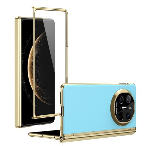 MUDASANQI Schlanke Schutzhülle, kompatibel mit Huawei Mate X6, mit Displayschutzfolie, Scharnierhülle, beschichtet, Fallschutz, kratzfest und stoßdämpfend, mattiert, Himmelblau MUDASANQI Schlanke Schutzhülle, kompatibel mit Huawei Mate X6, mit Displayschutzfolie, Scharnierhülle, beschichtet, Fallschutz, kratzfest und stoßdämpfend, mattiert, Himmelblau von MUDASANQI