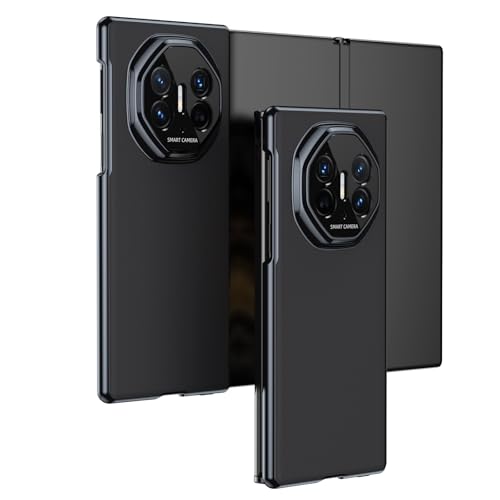 MUDASANQI Schutzhülle kompatibel mit Huawei Mate XT, harte stoßfeste Schutzhülle, schlankes Design, mattiert, Klappdeckel, Luxus-Rückschale für Damen und Herren, Schwarz MUDASANQI Schutzhülle kompatibel mit Huawei Mate XT, harte stoßfeste Schutzhülle, schlankes Design, mattiert, Klappdeckel, Luxus-Rückschale für Damen und Herren, Schwarz von MUDASANQI