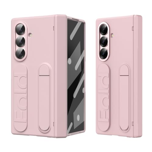 Schutzhülle für Samsung Galaxy Z Fold 7, mit integriertem Displayschutz und verstecktem Ständer, Scharnier-Schutzhülle, stoßfest, kompatibel mit Samsung Galaxy Z Fold 7, Rosa Schutzhülle für Samsung Galaxy Z Fold 7, mit integriertem Displayschutz und verstecktem Ständer, Scharnier-Schutzhülle, stoßfest, kompatibel mit Samsung Galaxy Z Fold 7, Rosa von MUDASANQI