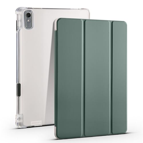 Smart Case kompatibel mit Lenovo Tab P11 Gen 2 29,2 cm (11,5 Zoll) 2023 Hülle mit automatischer Wake/Sleep, TPU Slim Cover mit Stifthalter, stoßfeste Abdeckung mit transparenter Rückschale von MUDASANQI