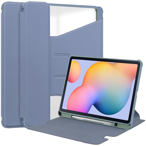 Strapazierfähige Schutzhülle kompatibel mit Samsung Galaxy Tab S6 Lite 2024 SM-P620/P625/P627, 360° drehbarer Ständer, Folio-Klapphülle, Smart-Tablet-Hülle, automatische Sleep/Wake-Tablet-Hülle Tab S6 von MUDASANQI