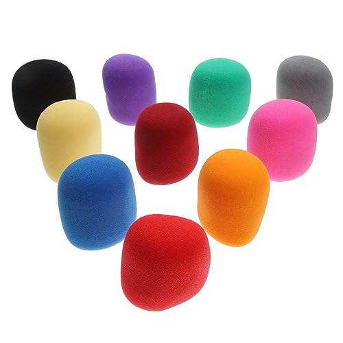 MUELODSIC 10Stücke Mikrofon Schwammabdeckungen Hochwertige Mikrofon Pads Schutzhüllen für Besseren für Streaming und Aufnahmen Verschiedene Farben MUELODSIC 10Stücke Mikrofon Schwammabdeckungen Hochwertige Mikrofon Pads Schutzhüllen für Besseren für Streaming und Aufnahmen Verschiedene Farben von MUELODSIC