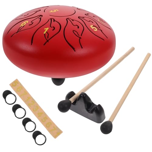 MUELODSIC 1Satz Zungentrommel Töne Steel Tongue Drum für Anfänger Tragbares Schlaginstrument mit Zubehör für Meditation und Musikalische MUELODSIC 1Satz Zungentrommel Töne Steel Tongue Drum für Anfänger Tragbares Schlaginstrument mit Zubehör für Meditation und Musikalische von MUELODSIC