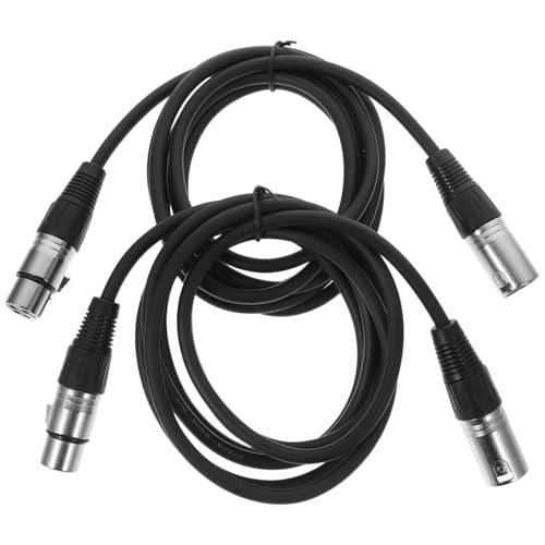 MUELODSIC 2Stücke Mikrofon Audio Verstärkerkabel Xlr Hochgradig Widerstandsfähig und Langlebig für Mikrofone Lautsprecher und Mischpulte Perfekter von MUELODSIC