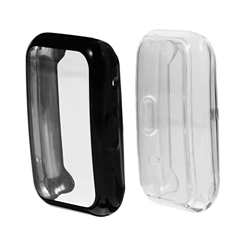 MUELODSIC 2Stücke TPU Uhrengehäuse für Watch Fit Vollständiger Schutz Transparent Einfache Installation Kratzschutz Passform Design MUELODSIC 2Stücke TPU Uhrengehäuse für Watch Fit Vollständiger Schutz Transparent Einfache Installation Kratzschutz Passform Design von MUELODSIC