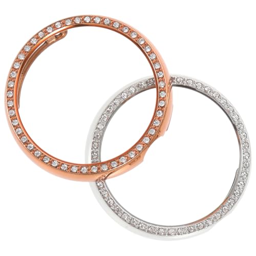 MUELODSIC 2Stücke Teiliges Uhrencover aus Strass Abnehmbarer Hohlrahmen für Pixel Uhr Stoßfänger Schutzhülle Roségold Eleganter Schutz für Ihre Smartwatch MUELODSIC 2Stücke Teiliges Uhrencover aus Strass Abnehmbarer Hohlrahmen für Pixel Uhr Stoßfänger Schutzhülle Roségold Eleganter Schutz für Ihre Smartwatch von MUELODSIC