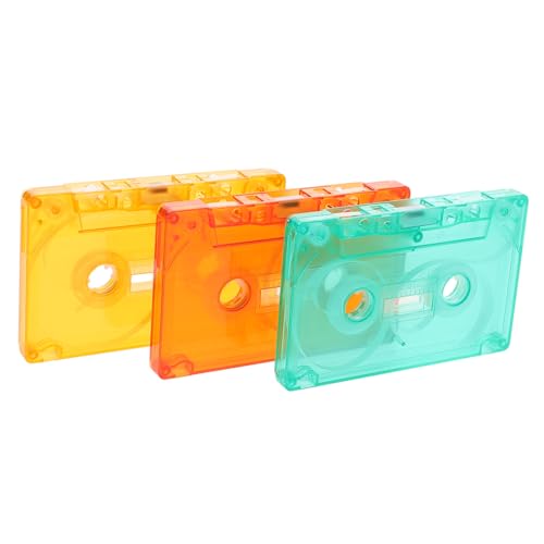 MUELODSIC 3 Stück Banddekoration Segensband Kassettenspeicher Bandkassette Kassettenband leer Kassettenhüllen Leere Bänder Kassettenhalter Klebeband klar Kassettenrecorder Miniband Plastik MUELODSIC 3 Stück Banddekoration Segensband Kassettenspeicher Bandkassette Kassettenband leer Kassettenhüllen Leere Bänder Kassettenhalter Klebeband klar Kassettenrecorder Miniband Plastik von MUELODSIC