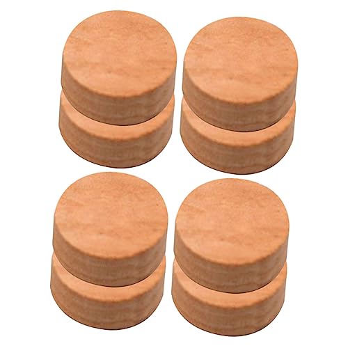 MUELODSIC 8Stücke Trompete Kork Pads Ersatz für Wasserschlüssel und Mundstück Langlebiges Holzmaterial für Trompete Posaune und Musikinstrumente Einfach zu Installieren von MUELODSIC