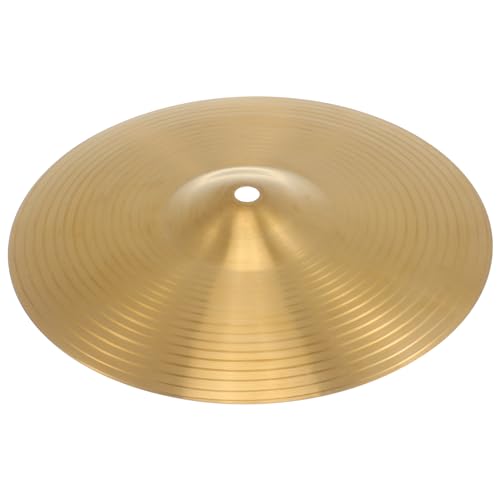 MUELODSIC Hi Hat Becken aus Messing für Schlagzeug Professionelles Trommelbecken mit Traditionellem Finish für Anfänger und Percussion Enthusiasten von MUELODSIC