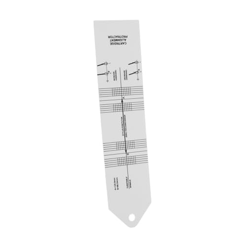 MUELODSIC Kalibrator für Vinylkartuschen Ausrichtungslehre für Schallplatten Plattenspieler-Stylus-Kraftmesser Ausrichtungswerkzeug für Plattenspieler Drehteller Winkelmesser Plastik Weiß MUELODSIC Kalibrator für Vinylkartuschen Ausrichtungslehre für Schallplatten Plattenspieler-Stylus-Kraftmesser Ausrichtungswerkzeug für Plattenspieler Drehteller Winkelmesser Plastik Weiß von MUELODSIC