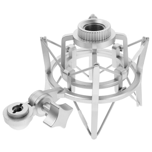 MUELODSIC Mikrofon Stoßdämpferhalterung aus Kunststoff für Kondensatormikrofon Verstellbarer Mikrofonständer mit Kabelgebundenem Mikrofonadapter Robustes Design MUELODSIC Mikrofon Stoßdämpferhalterung aus Kunststoff für Kondensatormikrofon Verstellbarer Mikrofonständer mit Kabelgebundenem Mikrofonadapter Robustes Design von MUELODSIC