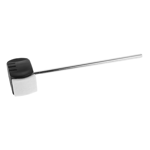 MUELODSIC Schlagzeug stampfen Schlagzeug-Pedalschläger Austausch des Trommelpedals Bassdrum-Pedalhammer Ersatzteile für Bassdrum-Pedale Teil eines Schlaginstruments Edelstahl Schwarz von MUELODSIC