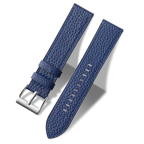 MUENShop Extra langer Echtleder Armband XXL 20mm 22mm Litschi-Muster Schnellverschluss Verlängertes Riemen Uhrenarmband MUENShop Extra langer Echtleder Armband XXL 20mm 22mm Litschi-Muster Schnellverschluss Verlängertes Riemen Uhrenarmband von MUENShop