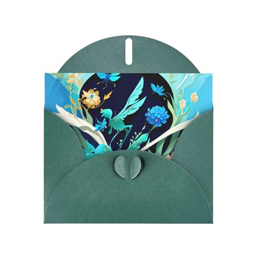 MUFLVDX Blaue Libellen-Grußkarte für alle Anlässe mit Umschlägen, Perlen-Papierkarten für Geburtstage, Jubiläen, Weihnachten MUFLVDX Blaue Libellen-Grußkarte für alle Anlässe mit Umschlägen, Perlen-Papierkarten für Geburtstage, Jubiläen, Weihnachten von MUFLVDX