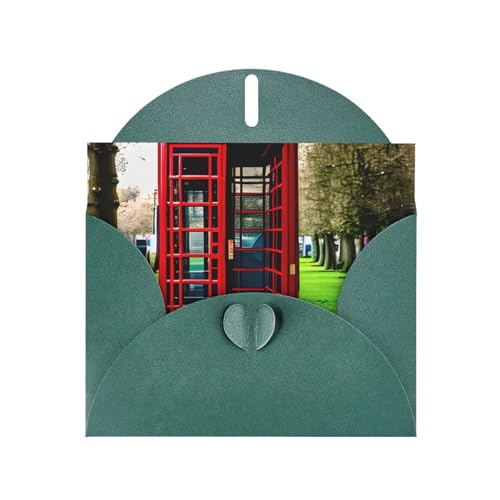 MUFLVDX Britische Telefonzelle Grußkarte für alle Anlässe mit Umschlägen, Perlpapierkarten für Geburtstage, Jubiläen, Weihnachten MUFLVDX Britische Telefonzelle Grußkarte für alle Anlässe mit Umschlägen, Perlpapierkarten für Geburtstage, Jubiläen, Weihnachten von MUFLVDX