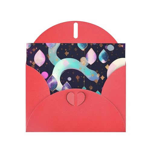 MUFLVDX Glitzernde Grußkarte mit hübschem Muster, für alle Anlässe, mit Umschlägen, Perlen-Papierkarten für Geburtstage, Jubiläen, Weihnachten MUFLVDX Glitzernde Grußkarte mit hübschem Muster, für alle Anlässe, mit Umschlägen, Perlen-Papierkarten für Geburtstage, Jubiläen, Weihnachten von MUFLVDX