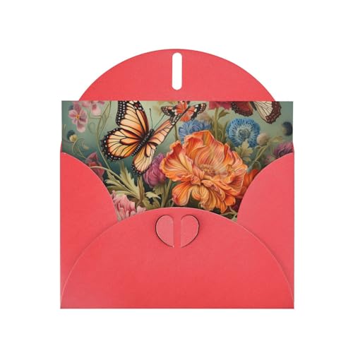 MUFLVDX Grußkarte mit Blumen und Schmetterlingen für alle Anlässe, mit Umschlägen, Perlen-Papierkarten für Geburtstage, Jubiläen, Weihnachten MUFLVDX Grußkarte mit Blumen und Schmetterlingen für alle Anlässe, mit Umschlägen, Perlen-Papierkarten für Geburtstage, Jubiläen, Weihnachten von MUFLVDX