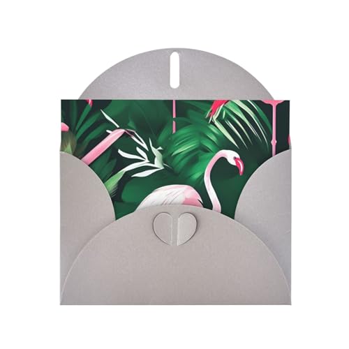 MUFLVDX Grußkarte mit Flamingo-Vogel und grünen Blättern, für alle Anlässe, mit Umschlägen, Perlen-Motiv, Papierkarten für Geburtstage, Jubiläen, Weihnachten MUFLVDX Grußkarte mit Flamingo-Vogel und grünen Blättern, für alle Anlässe, mit Umschlägen, Perlen-Motiv, Papierkarten für Geburtstage, Jubiläen, Weihnachten von MUFLVDX