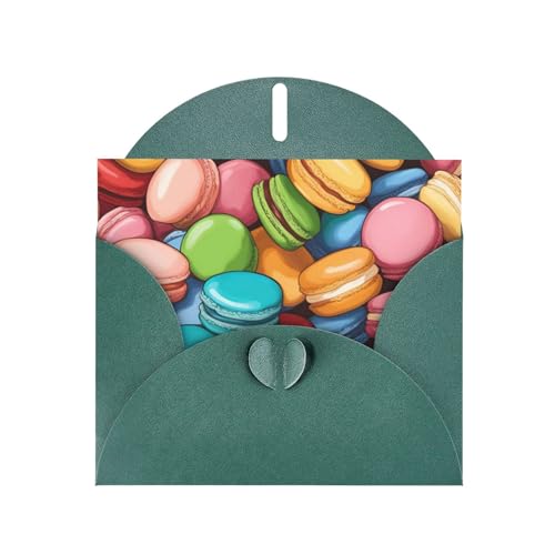 MUFLVDX Grußkarte mit Macaron-Keks-Geschmack, für alle Anlässe, mit Umschlägen, Perlpapierkarten für Geburtstage, Jubiläen, Weihnachten MUFLVDX Grußkarte mit Macaron-Keks-Geschmack, für alle Anlässe, mit Umschlägen, Perlpapierkarten für Geburtstage, Jubiläen, Weihnachten von MUFLVDX