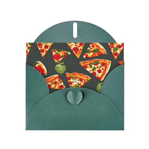 MUFLVDX Grußkarte mit Pizza-Muster, für alle Anlässe, mit Umschlägen, Perlen-Papierkarten für Geburtstage, Jubiläen, Weihnachten MUFLVDX Grußkarte mit Pizza-Muster, für alle Anlässe, mit Umschlägen, Perlen-Papierkarten für Geburtstage, Jubiläen, Weihnachten von MUFLVDX