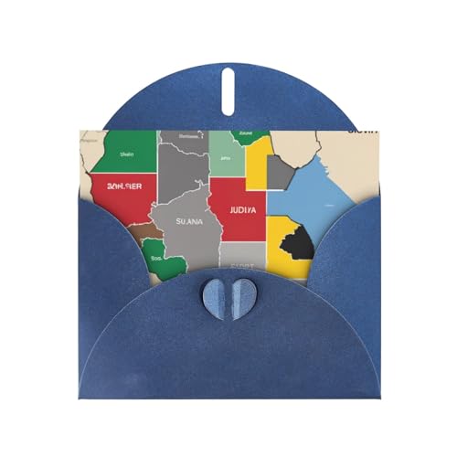 MUFLVDX Grußkarte mit Südsudan, für alle Anlässe, mit Umschlägen, Perlen-Papierkarten für Geburtstage, Jubiläen, Weihnachten MUFLVDX Grußkarte mit Südsudan, für alle Anlässe, mit Umschlägen, Perlen-Papierkarten für Geburtstage, Jubiläen, Weihnachten von MUFLVDX