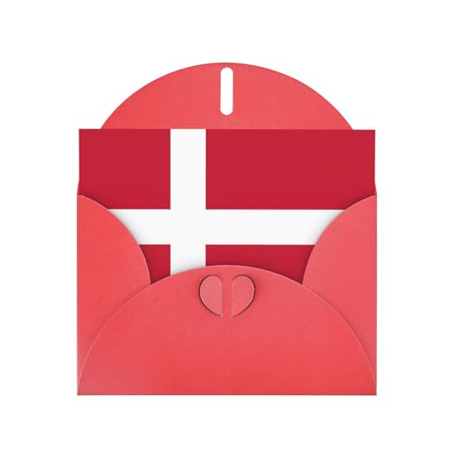 MUFLVDX Grußkarte mit dänischer Flagge, für alle Anlässe, mit Umschlägen, Perlen-Papierkarten für Geburtstage, Jubiläen, Weihnachten MUFLVDX Grußkarte mit dänischer Flagge, für alle Anlässe, mit Umschlägen, Perlen-Papierkarten für Geburtstage, Jubiläen, Weihnachten von MUFLVDX