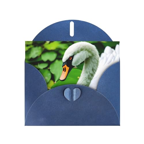 MUFLVDX Grußkarte mit grünen Blättern, für alle Anlässe, mit Umschlägen, Perlen-Papierkarten für Geburtstage, Jubiläen, Weihnachten von MUFLVDX