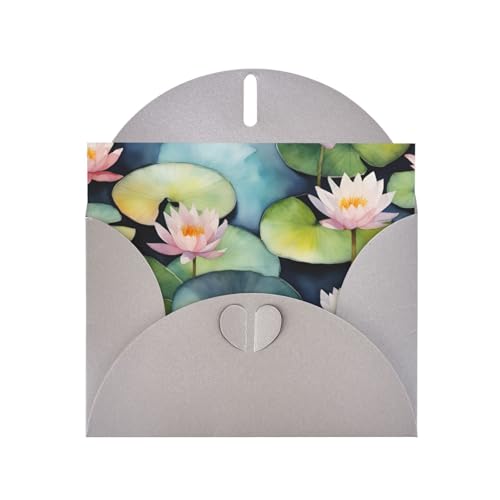 MUFLVDX Grußkarte mit schwarzen Lilienblöcken, für alle Anlässe, mit Umschlägen, Perlen-Papierkarten für Geburtstage, Jubiläen, Weihnachten von MUFLVDX