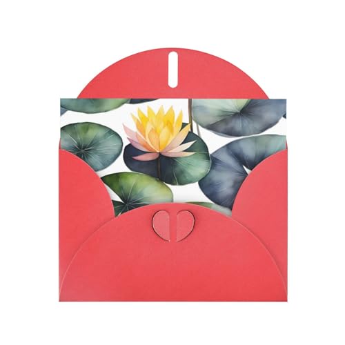 MUFLVDX Grußkarte mit schwarzen Lilienblöcken, für alle Anlässe, mit Umschlägen, Perlen-Papierkarten für Geburtstage, Jubiläen, Weihnachten von MUFLVDX
