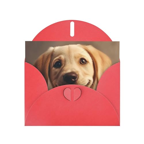MUFLVDX Grußkarte mit süßem Labrador-Hund, für alle Anlässe, mit Umschlägen, Perlen-Papierkarten für Geburtstage, Jubiläen, Weihnachten MUFLVDX Grußkarte mit süßem Labrador-Hund, für alle Anlässe, mit Umschlägen, Perlen-Papierkarten für Geburtstage, Jubiläen, Weihnachten von MUFLVDX