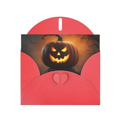 MUFLVDX Halloween-Geister-Kürbis-Grußkarte für alle Anlässe mit Umschlägen, Perlen-Papierkarten für Geburtstage, Jubiläen, Weihnachten MUFLVDX Halloween-Geister-Kürbis-Grußkarte für alle Anlässe mit Umschlägen, Perlen-Papierkarten für Geburtstage, Jubiläen, Weihnachten von MUFLVDX