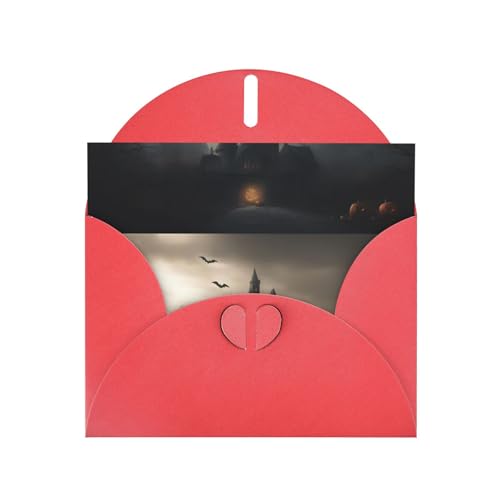MUFLVDX Halloween-Horror-Grußkarte für alle Anlässe mit Umschlägen, Perlen-Papierkarten für Geburtstage, Jubiläen, Weihnachten MUFLVDX Halloween-Horror-Grußkarte für alle Anlässe mit Umschlägen, Perlen-Papierkarten für Geburtstage, Jubiläen, Weihnachten von MUFLVDX
