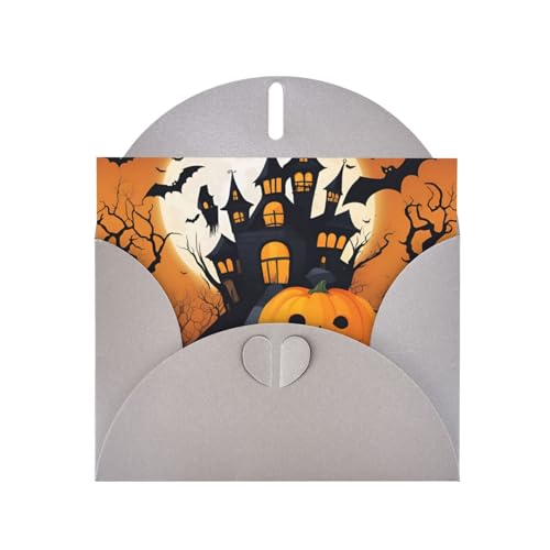 MUFLVDX Happy-Halloween-Vektor-Grußkarte für alle Anlässe mit Umschlägen, Perlen-Papierkarten für Geburtstage, Jubiläen, Weihnachten MUFLVDX Happy-Halloween-Vektor-Grußkarte für alle Anlässe mit Umschlägen, Perlen-Papierkarten für Geburtstage, Jubiläen, Weihnachten von MUFLVDX
