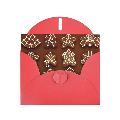 MUFLVDX Lebkuchen-Grußkarte für alle Anlässe, mit Umschlägen, Perlen-Papierkarten für Geburtstage, Jubiläen, Weihnachten MUFLVDX Lebkuchen-Grußkarte für alle Anlässe, mit Umschlägen, Perlen-Papierkarten für Geburtstage, Jubiläen, Weihnachten von MUFLVDX