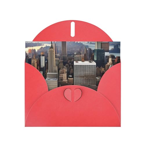 MUFLVDX New York Fashion City Grußkarte für alle Anlässe mit Umschlägen, Perlpapierkarten für Geburtstage, Jubiläen, Weihnachten MUFLVDX New York Fashion City Grußkarte für alle Anlässe mit Umschlägen, Perlpapierkarten für Geburtstage, Jubiläen, Weihnachten von MUFLVDX
