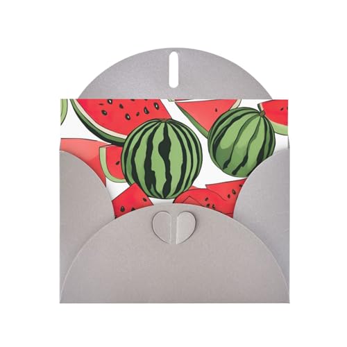 MUFLVDX Rote Wassermelonen-Grußkarte für alle Anlässe, mit Umschlägen, Perlen-Papierkarten für Geburtstage, Jubiläen, Weihnachten MUFLVDX Rote Wassermelonen-Grußkarte für alle Anlässe, mit Umschlägen, Perlen-Papierkarten für Geburtstage, Jubiläen, Weihnachten von MUFLVDX