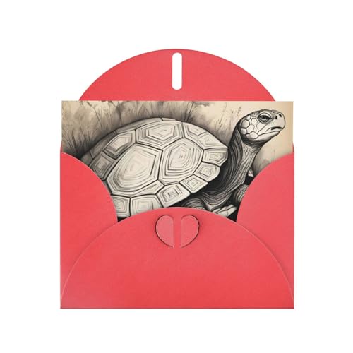 MUFLVDX Schildkröten-Grußkarte für alle Anlässe mit Umschlägen, Perlenpapierkarten für Geburtstage, Jubiläen, Weihnachten MUFLVDX Schildkröten-Grußkarte für alle Anlässe mit Umschlägen, Perlenpapierkarten für Geburtstage, Jubiläen, Weihnachten von MUFLVDX