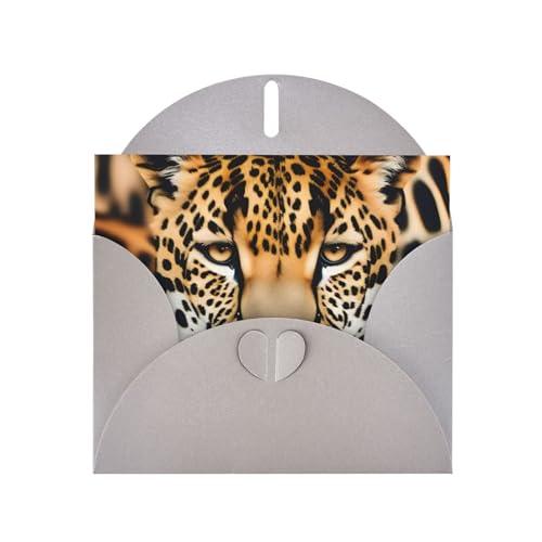 MUFLVDX Tier-Leoparden-Grußkarte für alle Anlässe mit Umschlägen, Perlpapierkarten für Geburtstage, Jubiläen, Weihnachten MUFLVDX Tier-Leoparden-Grußkarte für alle Anlässe mit Umschlägen, Perlpapierkarten für Geburtstage, Jubiläen, Weihnachten von MUFLVDX