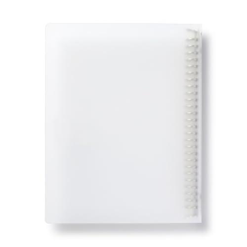 B5 PP-Ordner mit 26 Löchern, weiß, Stahlring-Mechanik, hergestellt in Vietnam (1) von MUJI 無印良品