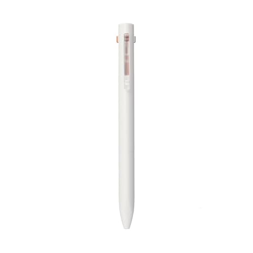 MUJI 無印良品 2-in-1 Dreikant-Kugelschreiber und Druckbleistift, zweifarbige Tinte, 0,5 mm Mine, Weiß (3) von MUJI 無印良品