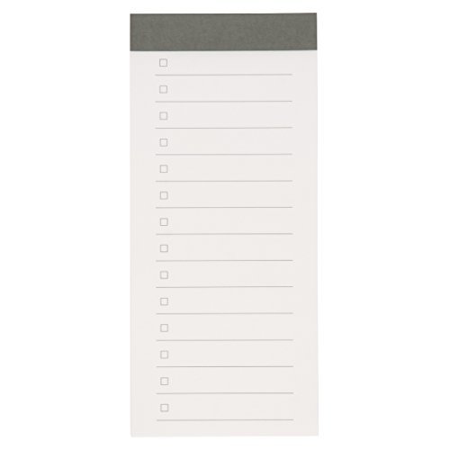 MUJI Checklist Notizblock, 40 Blatt, 14 Stück von MUJI